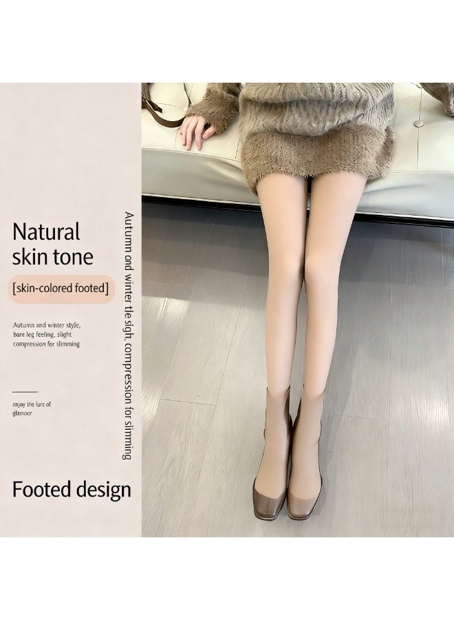 Women's Nude Color Tights-Thickened Warmth,Anti-Run Design,Perfect for Cool Offices&Daily Use - Image 1